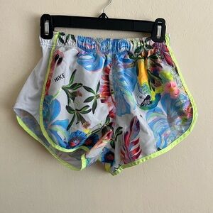 Nike Women's Floral Print Shorts - Multicolor